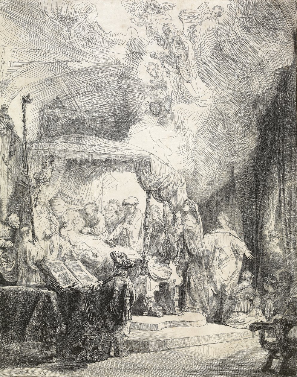 La muerte de la Virgen, 1639 de Rembrandt van Rijn