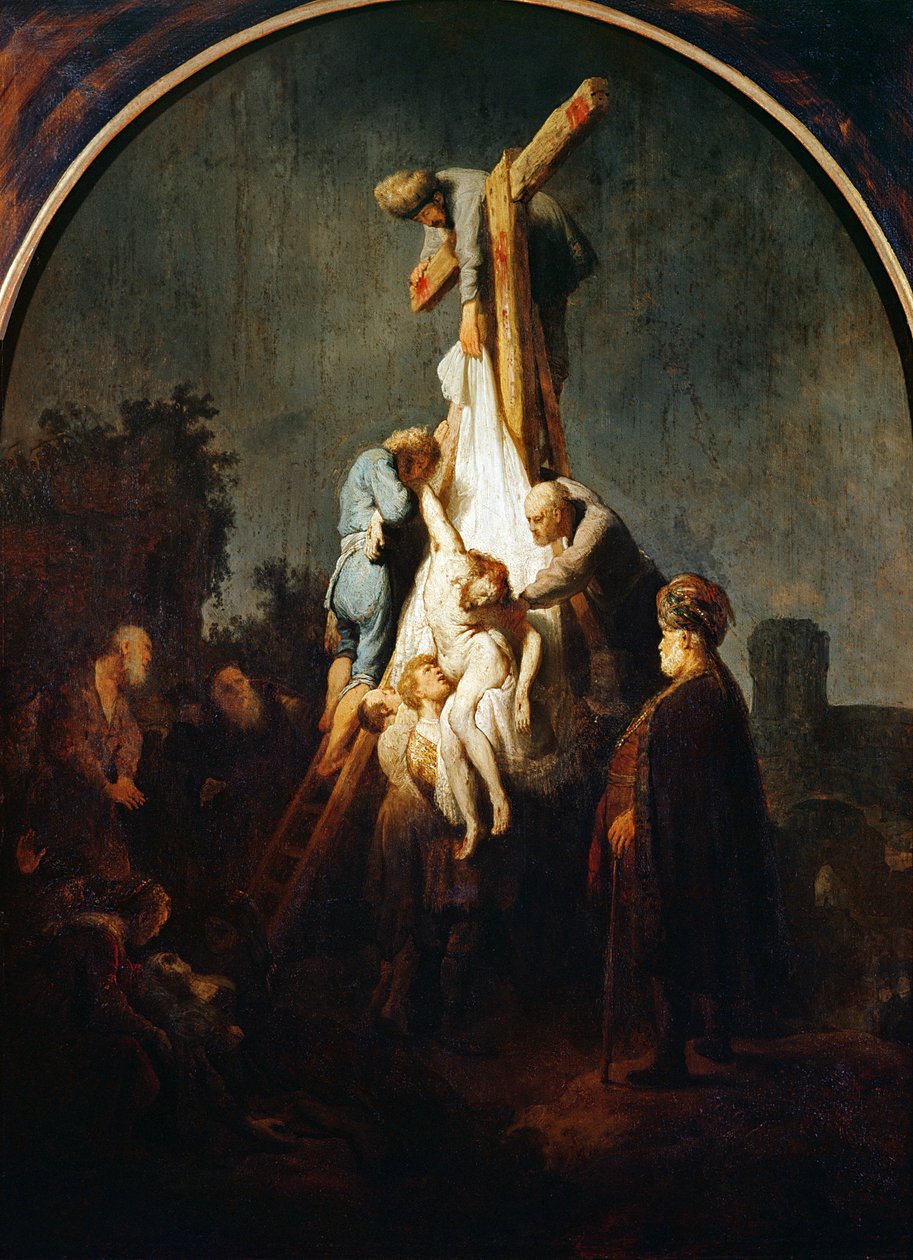 La deposición, 1632-33 de Rembrandt van Rijn