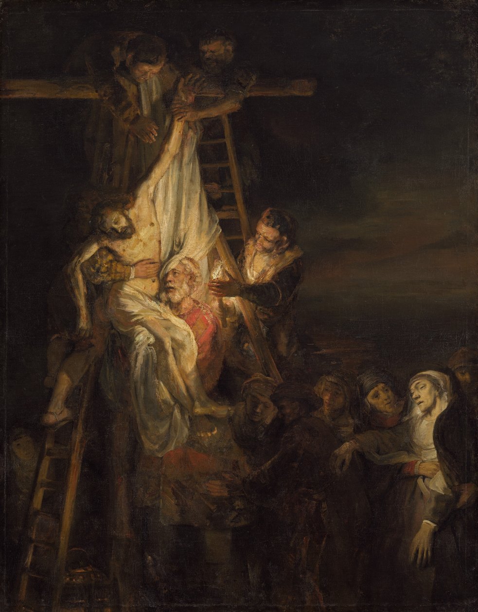 El descendimiento de la cruz de Rembrandt van Rijn