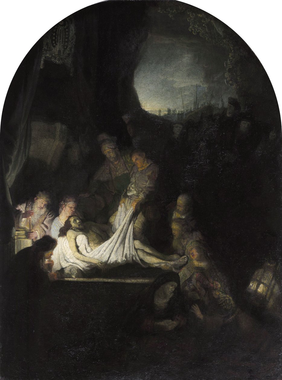 El entierro de Rembrandt van Rijn