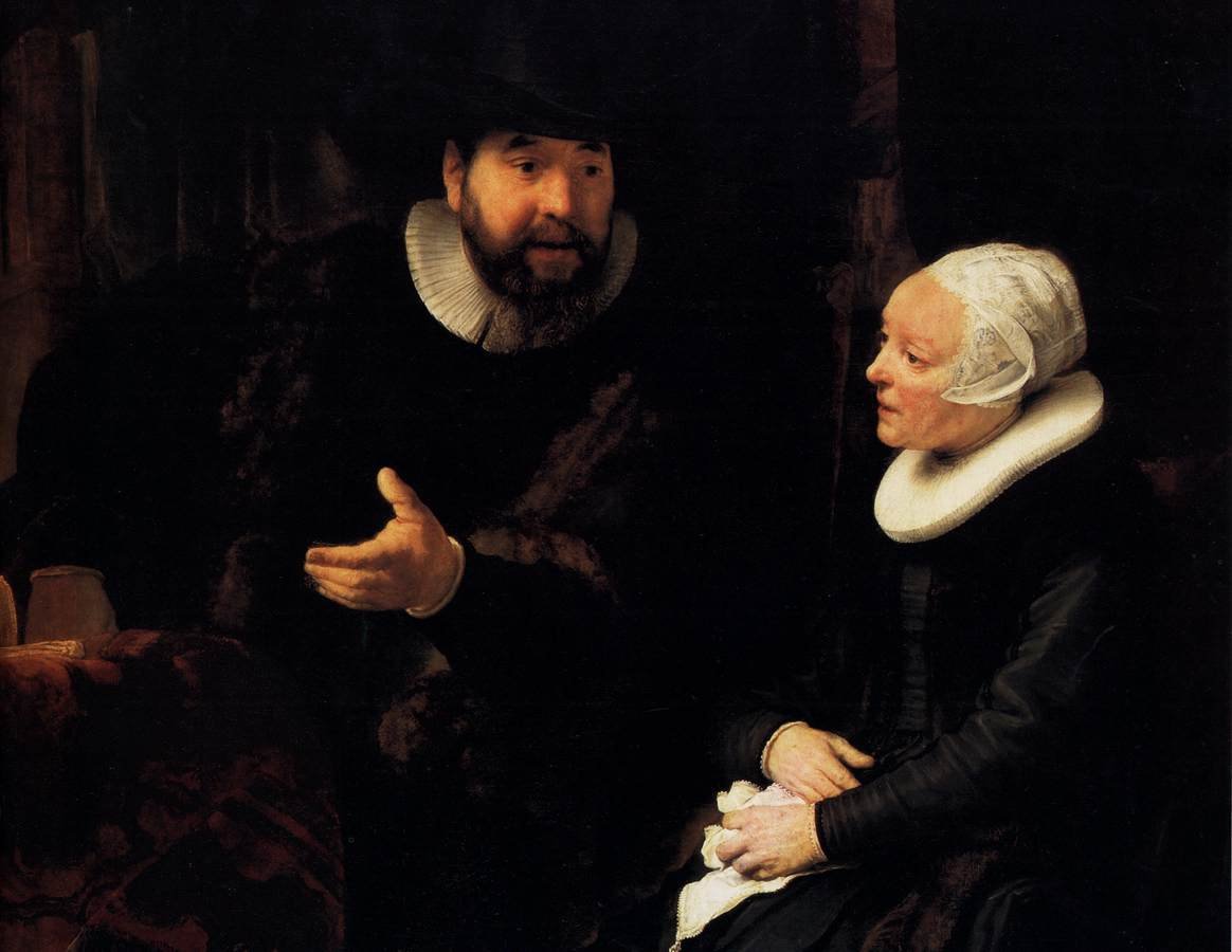 El ministro menonita Cornelis Claesz de Rembrandt van Rijn