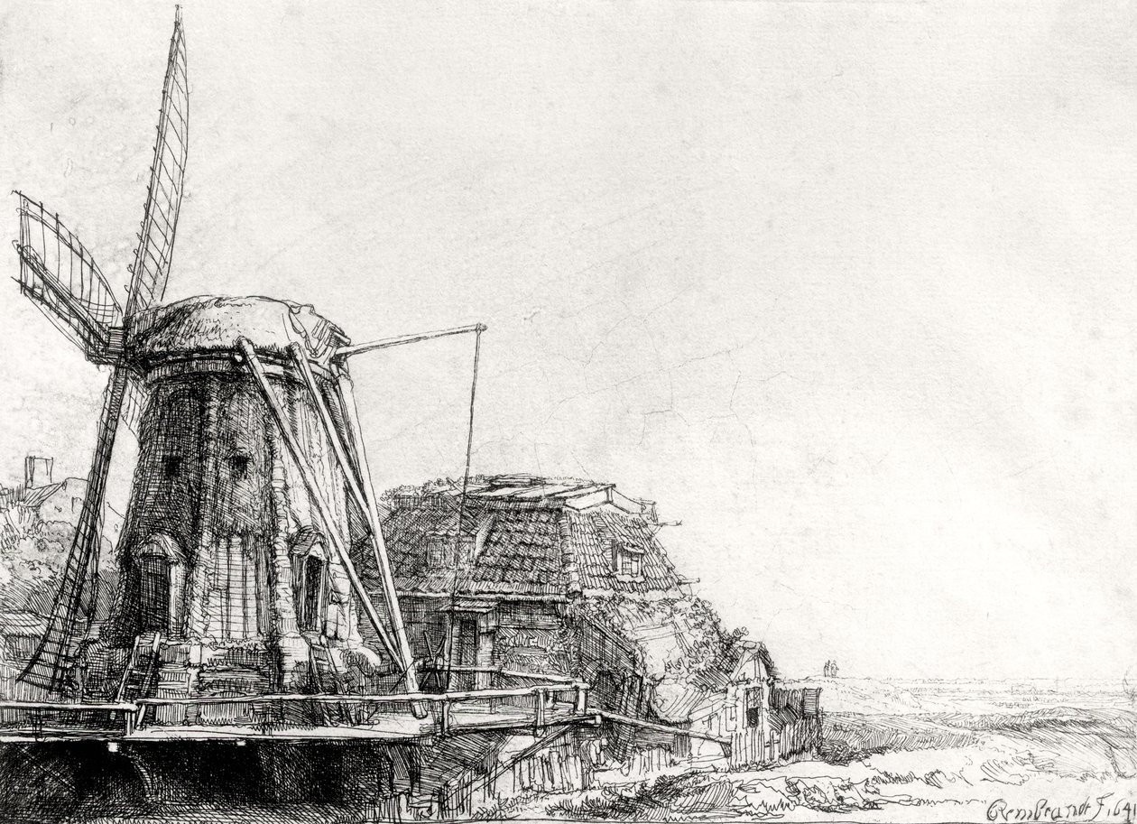 El Molino, 1641 de Rembrandt van Rijn