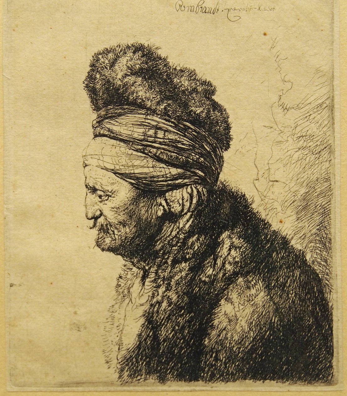 La Segunda Cabeza Oriental de Rembrandt van Rijn