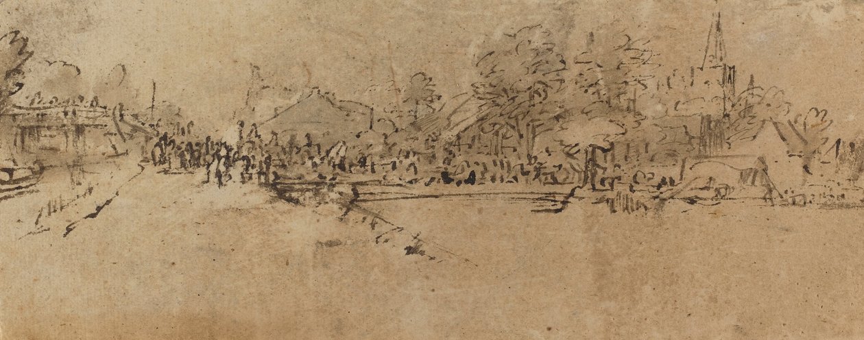 Vista de Diemen de Rembrandt van Rijn