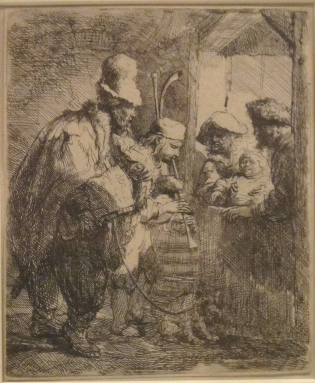 Los músicos ambulantes de Rembrandt