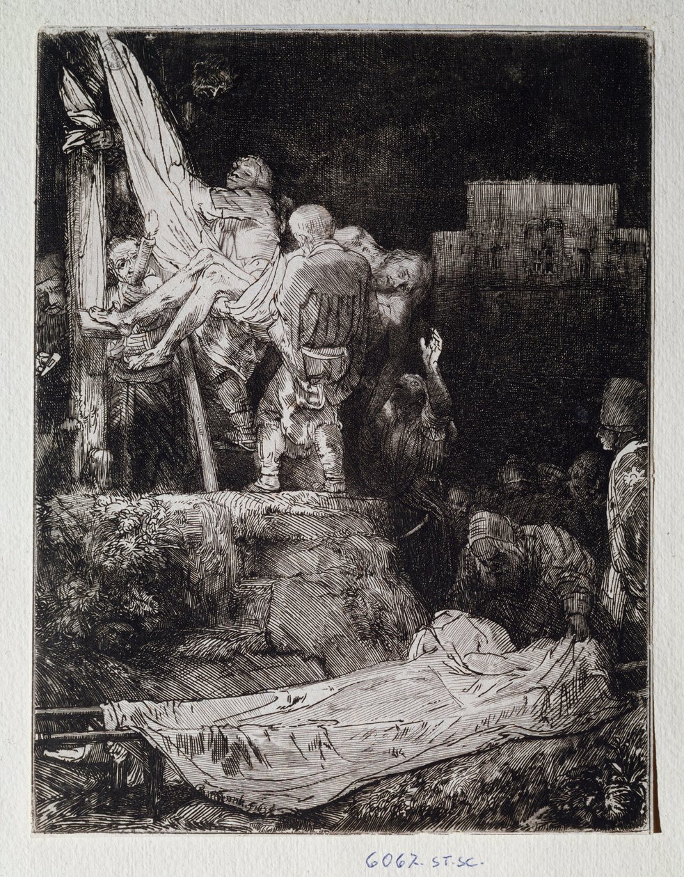 Deposición por Rembrandt de Rembrandt van Rijn