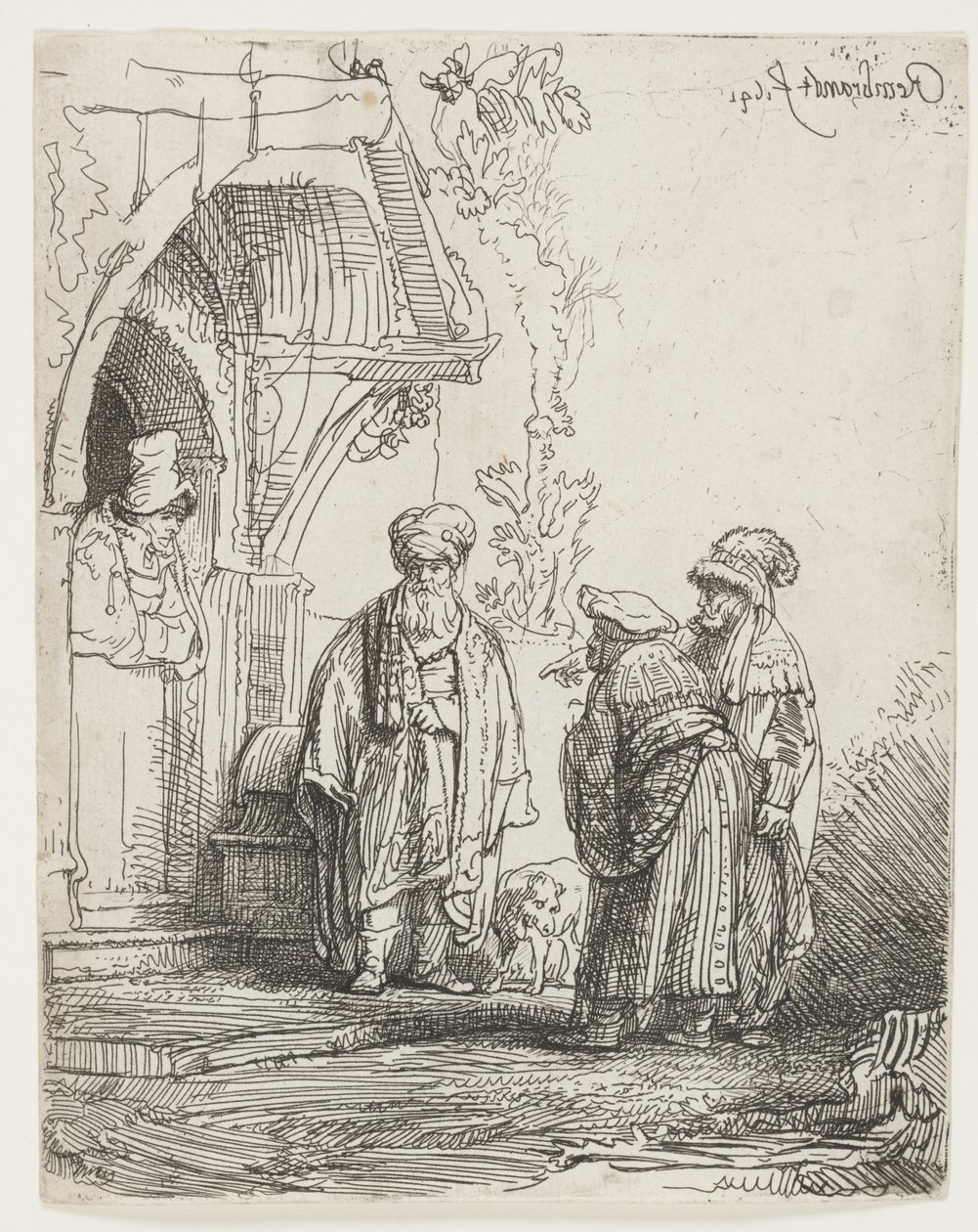 Jacob y Labán de Rembrandt van Rijn