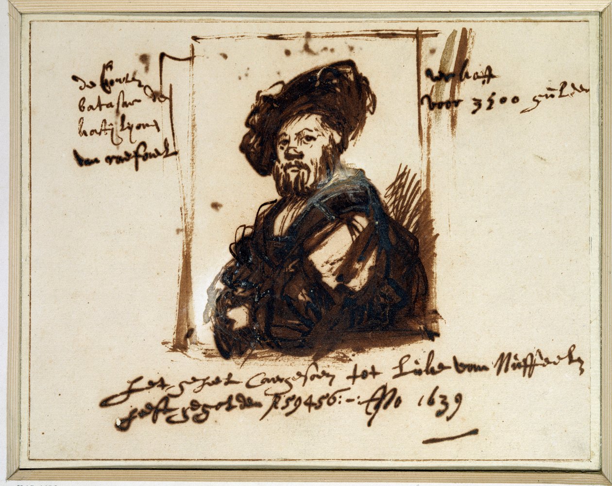 Retrato de Baldassare Castiglione de Rembrandt van Rijn