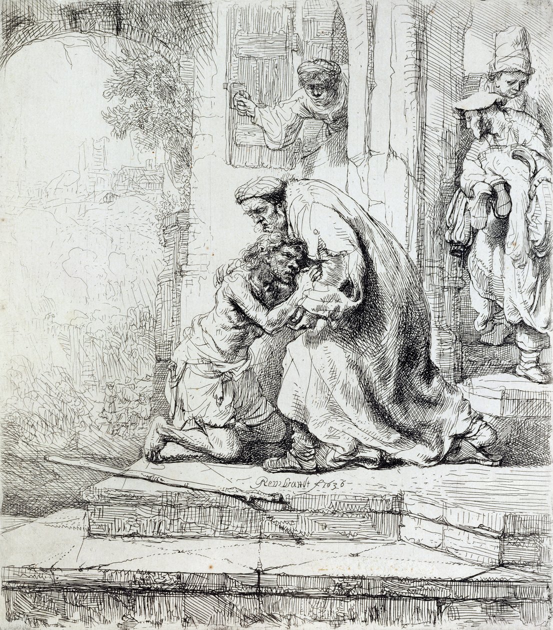 El regreso del hijo pródigo de Rembrandt van Rijn