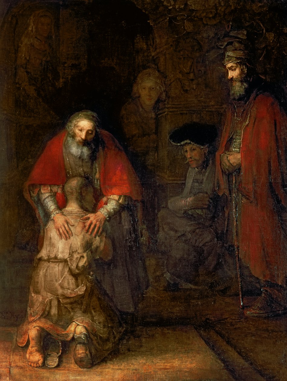 El Regreso del Hijo Pródigo, c.1668-69 de Rembrandt van Rijn