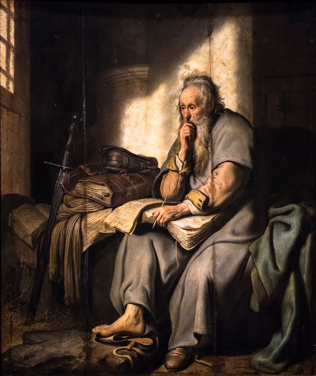 San Pablo en prisión de Rembrandt Harmensz. van Rijn