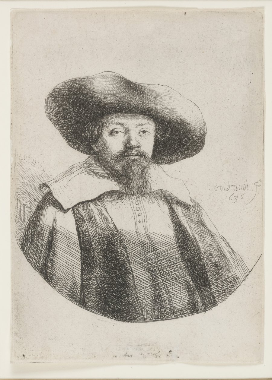 Samuel Manasseh Ben Israel, autor judío de Rembrandt van Rijn