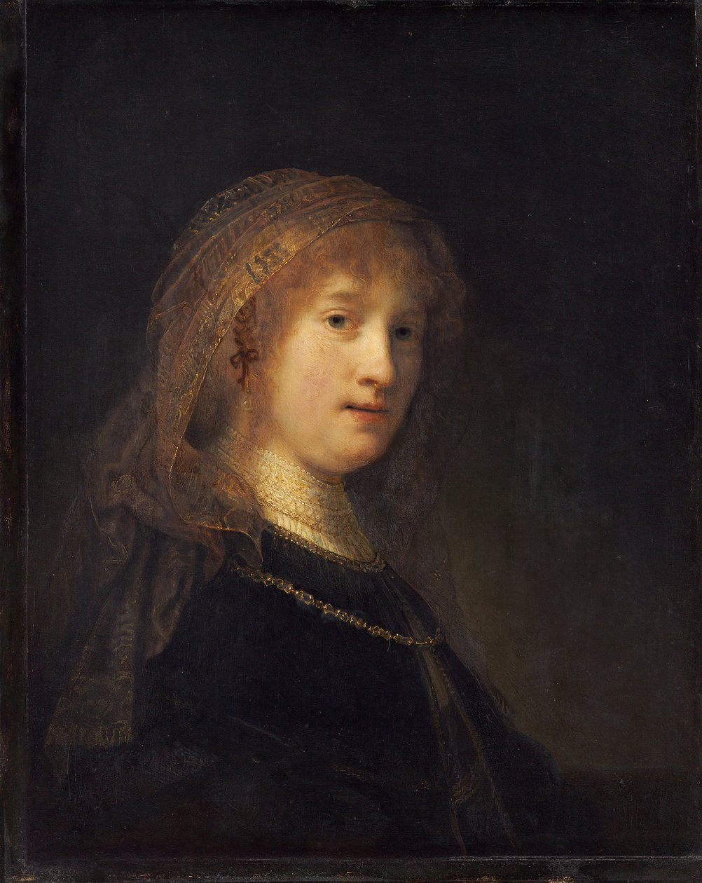 Saskia van Uylenburgh, c.1634-1640 de Rembrandt van Rijn