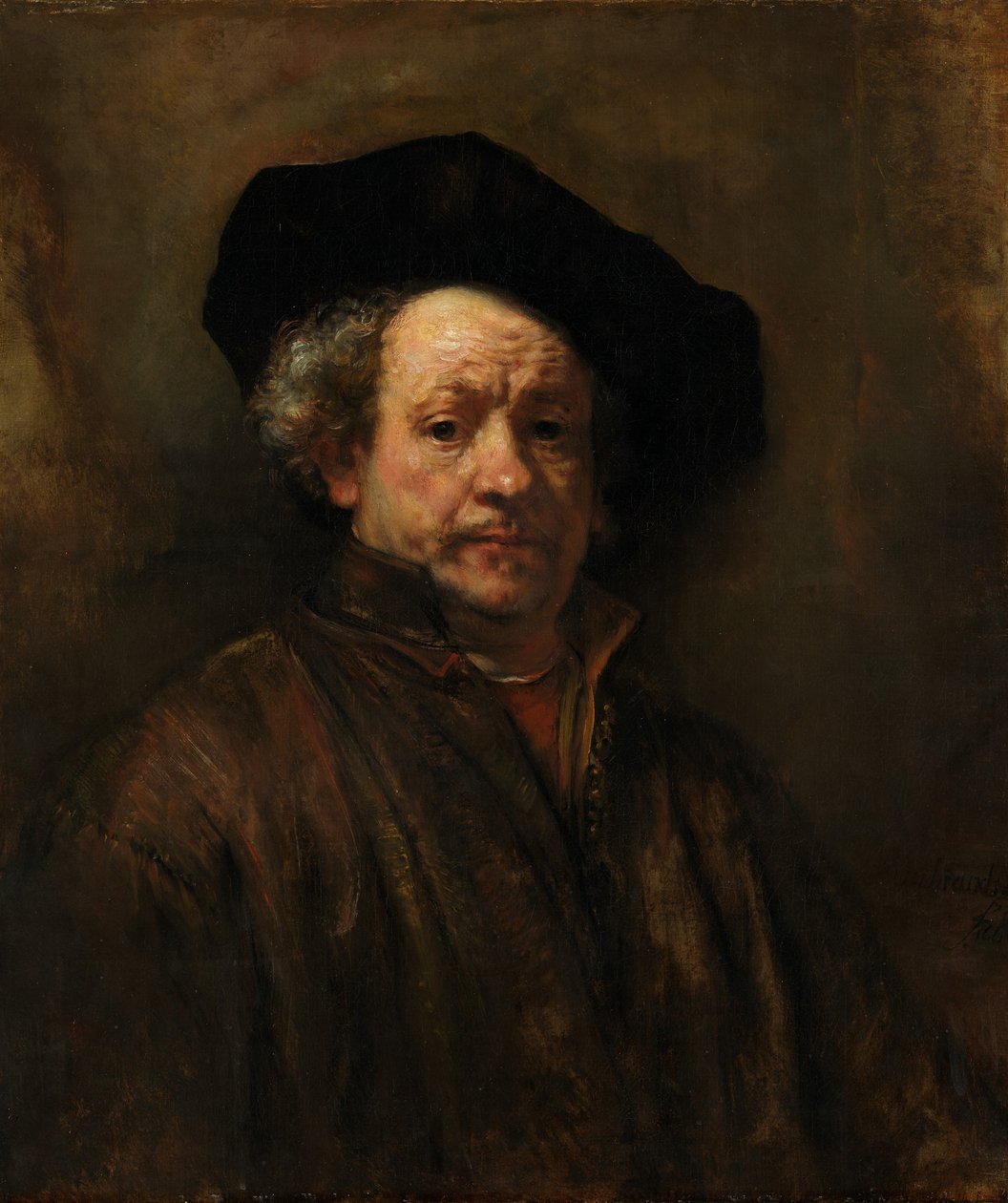 Autorretrato de Rembrandt van Rijn