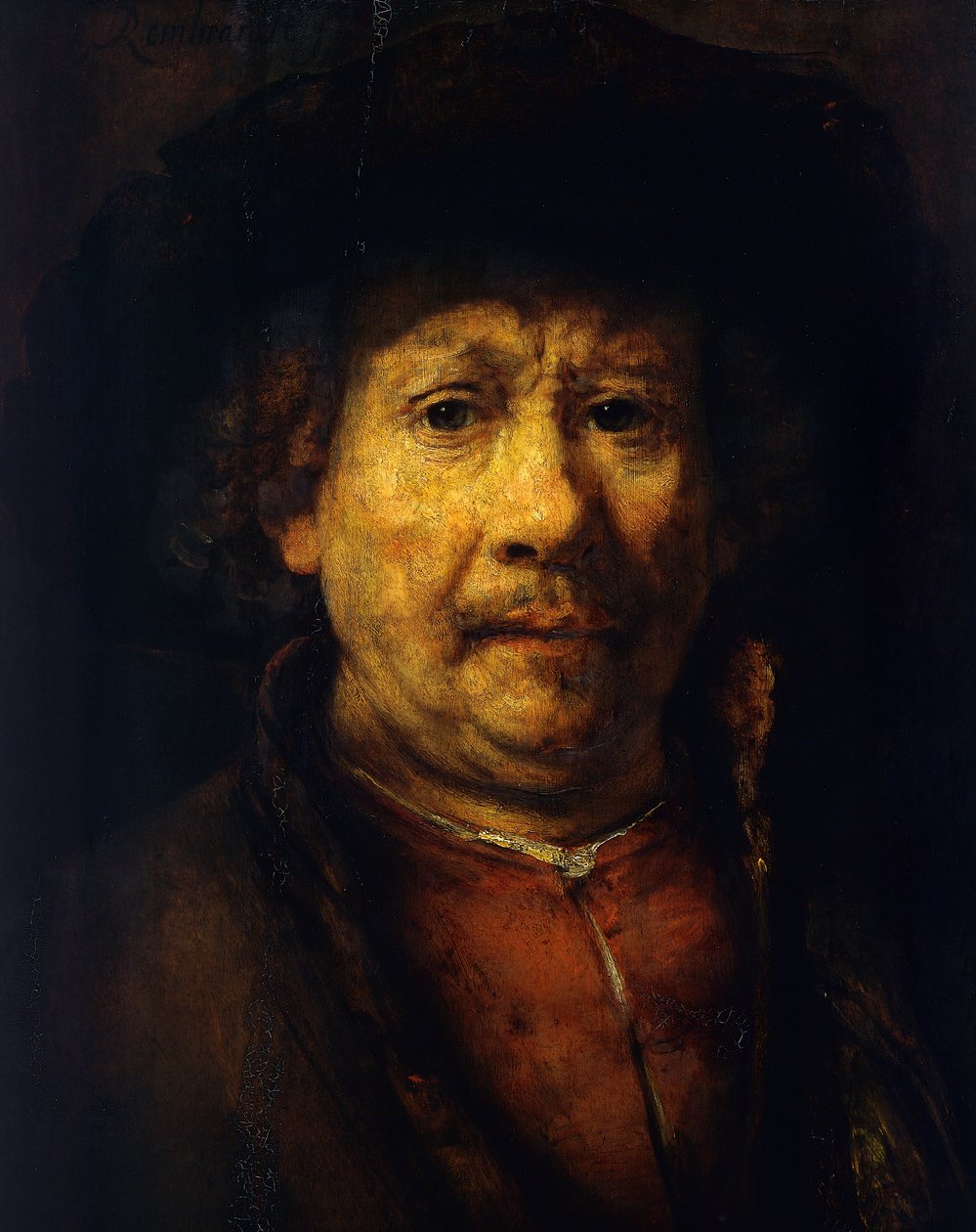 Autorretrato de Rembrandt Harmensz. van Rijn