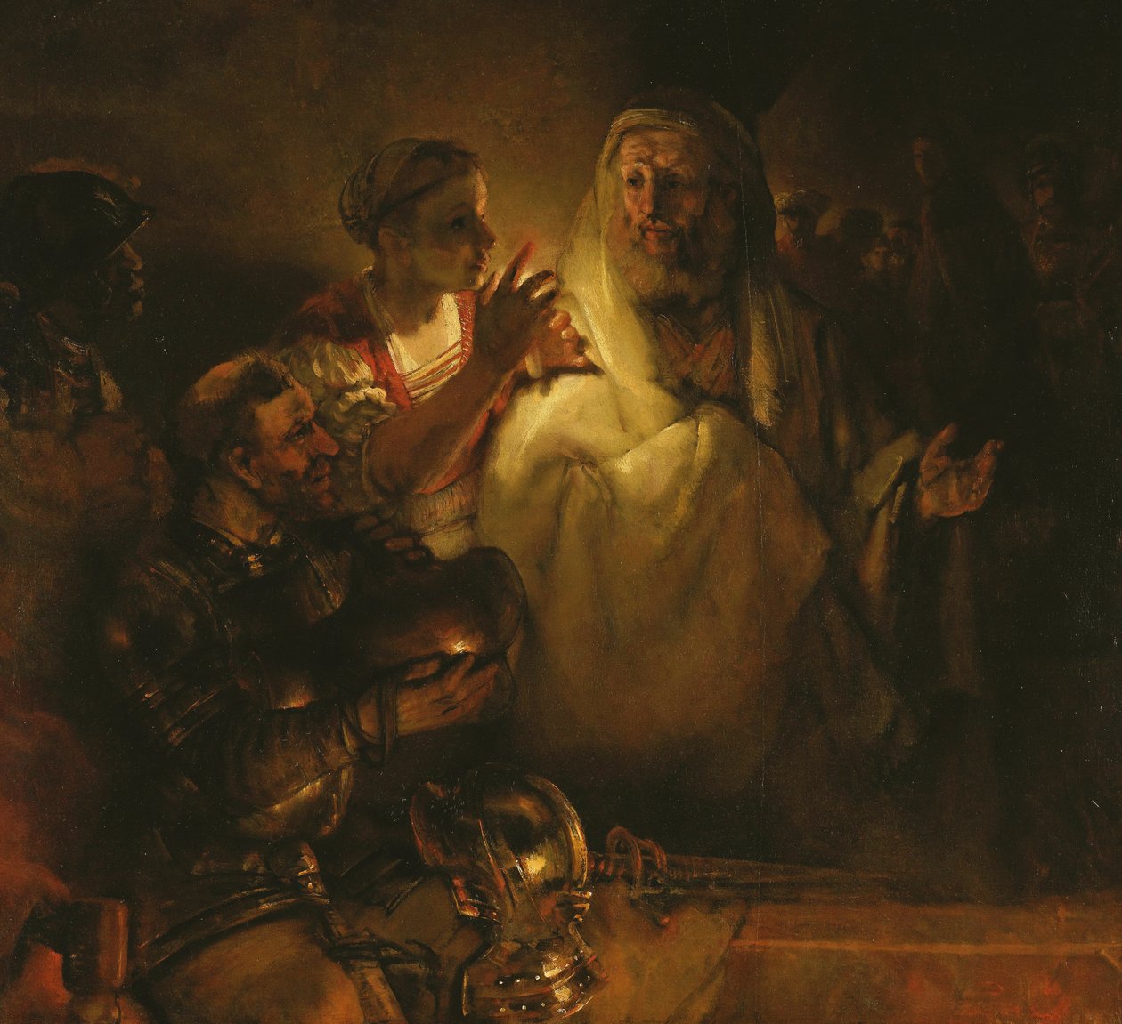 La negación de San Pedro de Rembrandt van Rijn