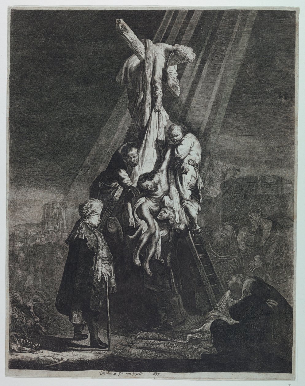 El Descendimiento de la Cruz de Rembrandt van Rijn