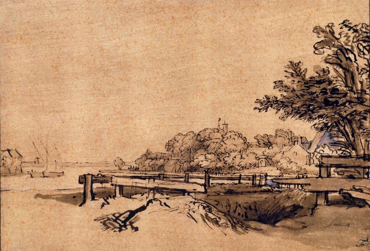 El muelle de Rembrandt van Rijn