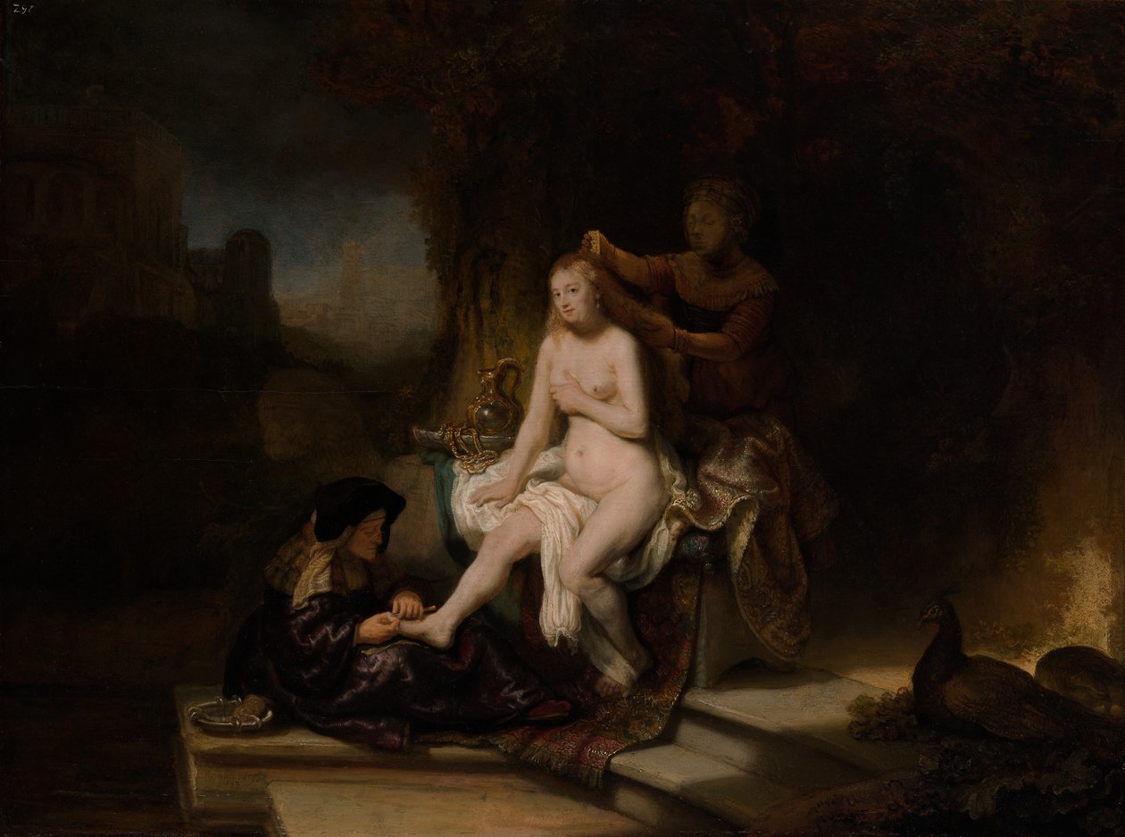 El baño de Betsabé de Rembrandt van Rijn