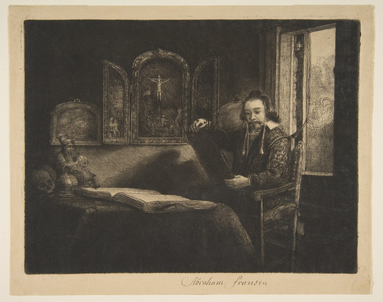 Abraham Francen, boticario, ca. 1656 de Rembrandt van Rijn