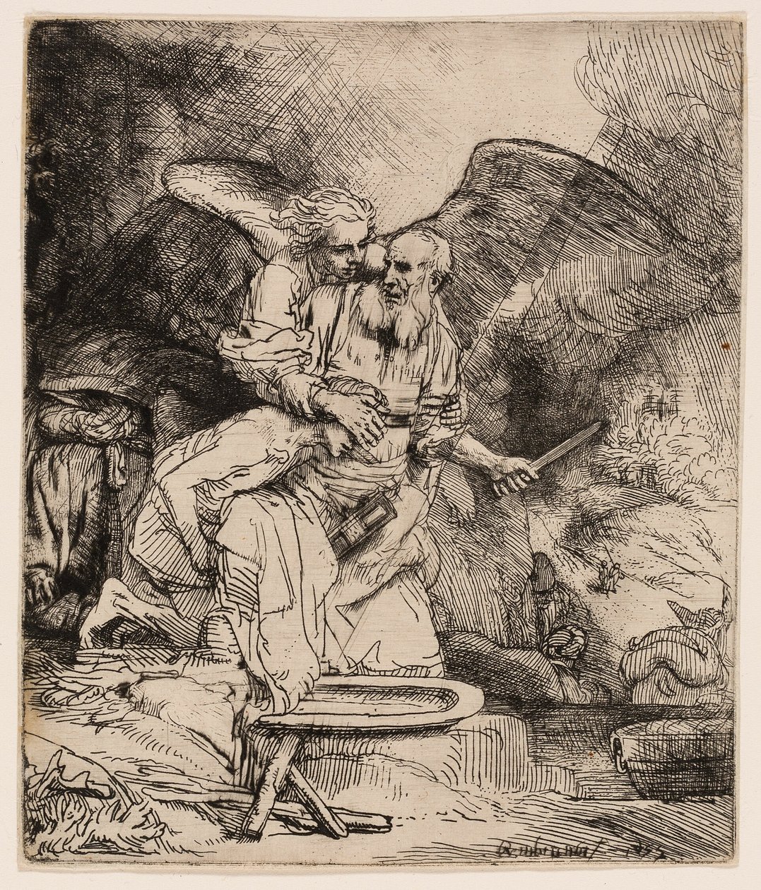 El sacrificio de Abraham de Rembrandt van Rijn