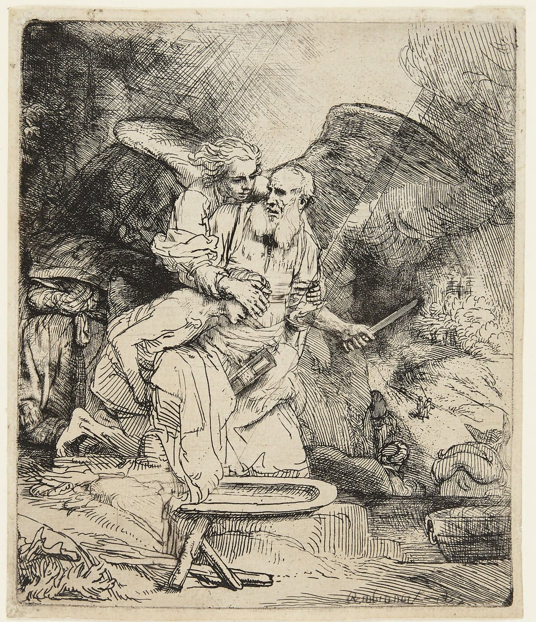 El sacrificio de Abraham de Rembrandt van Rijn