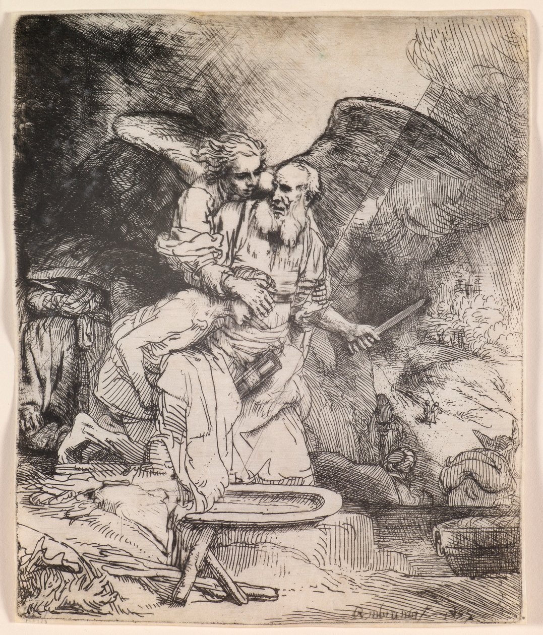 El sacrificio de Abraham de Rembrandt van Rijn