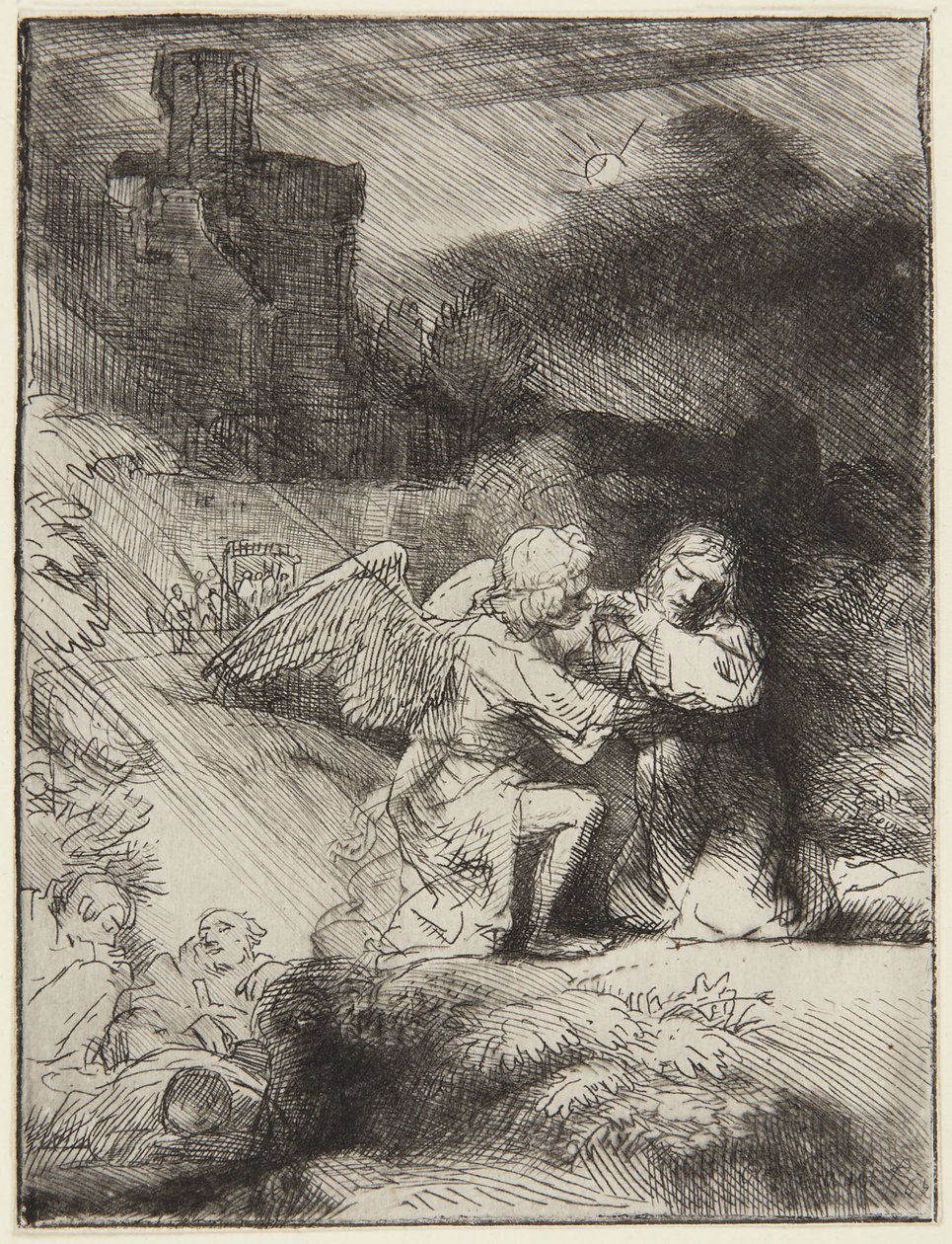 La agonía en el huerto de Rembrandt van Rijn