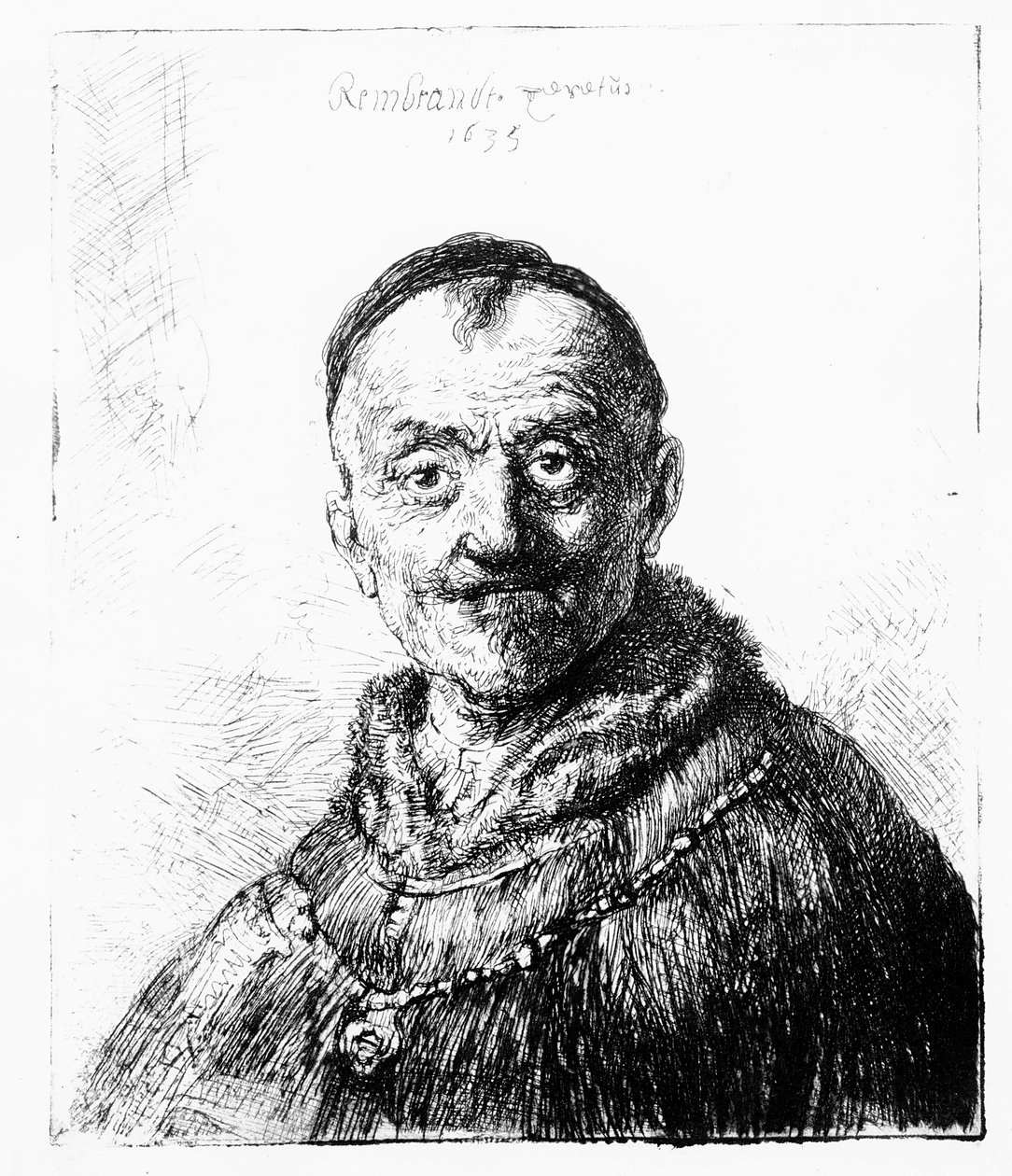 Una cabeza oriental, 1635 de Rembrandt van Rijn