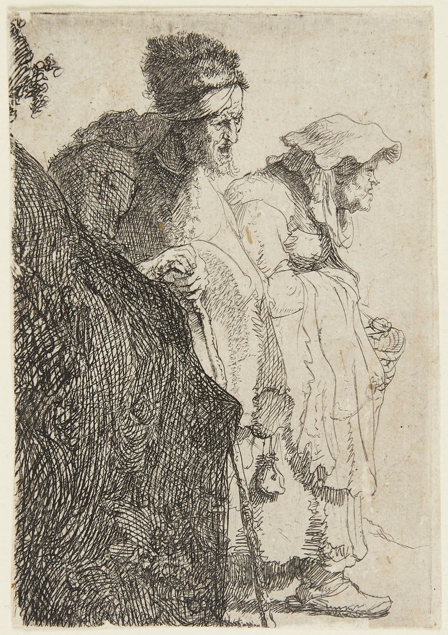El mendigo y la mendiga de Rembrandt van Rijn
