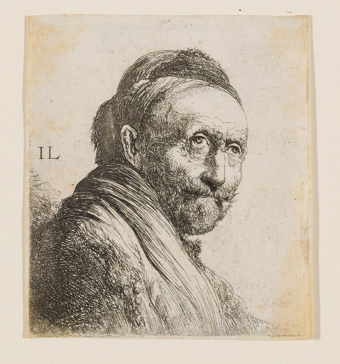Busto de un anciano de Rembrandt van Rijn