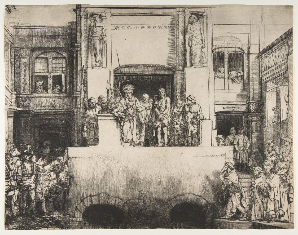 Cristo presentado al pueblo de Rembrandt van Rijn