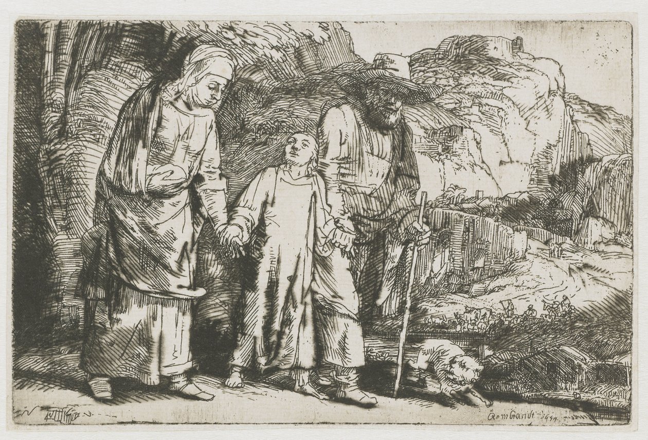Cristo regresando del templo con sus padres
Cristo volviendo del templo con sus padres de Rembrandt van Rijn