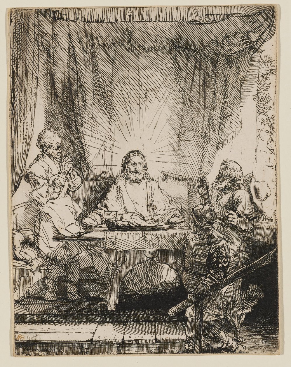 Cristo en Emaús: el cuadro de mayor tamaño de Rembrandt van Rijn