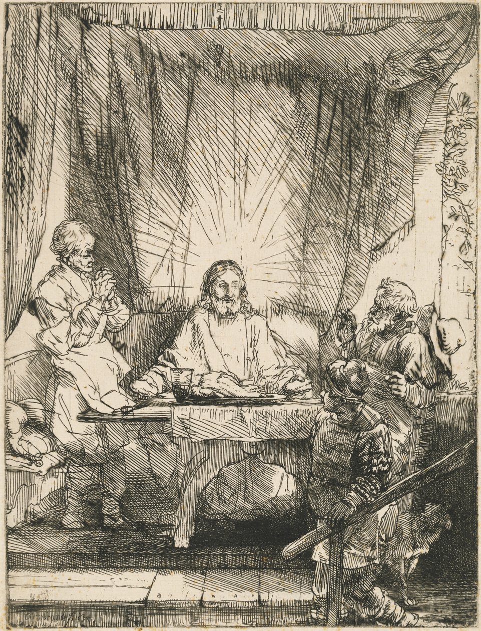 Cristo en Emaús: el cuadro de mayor tamaño de Rembrandt van Rijn
