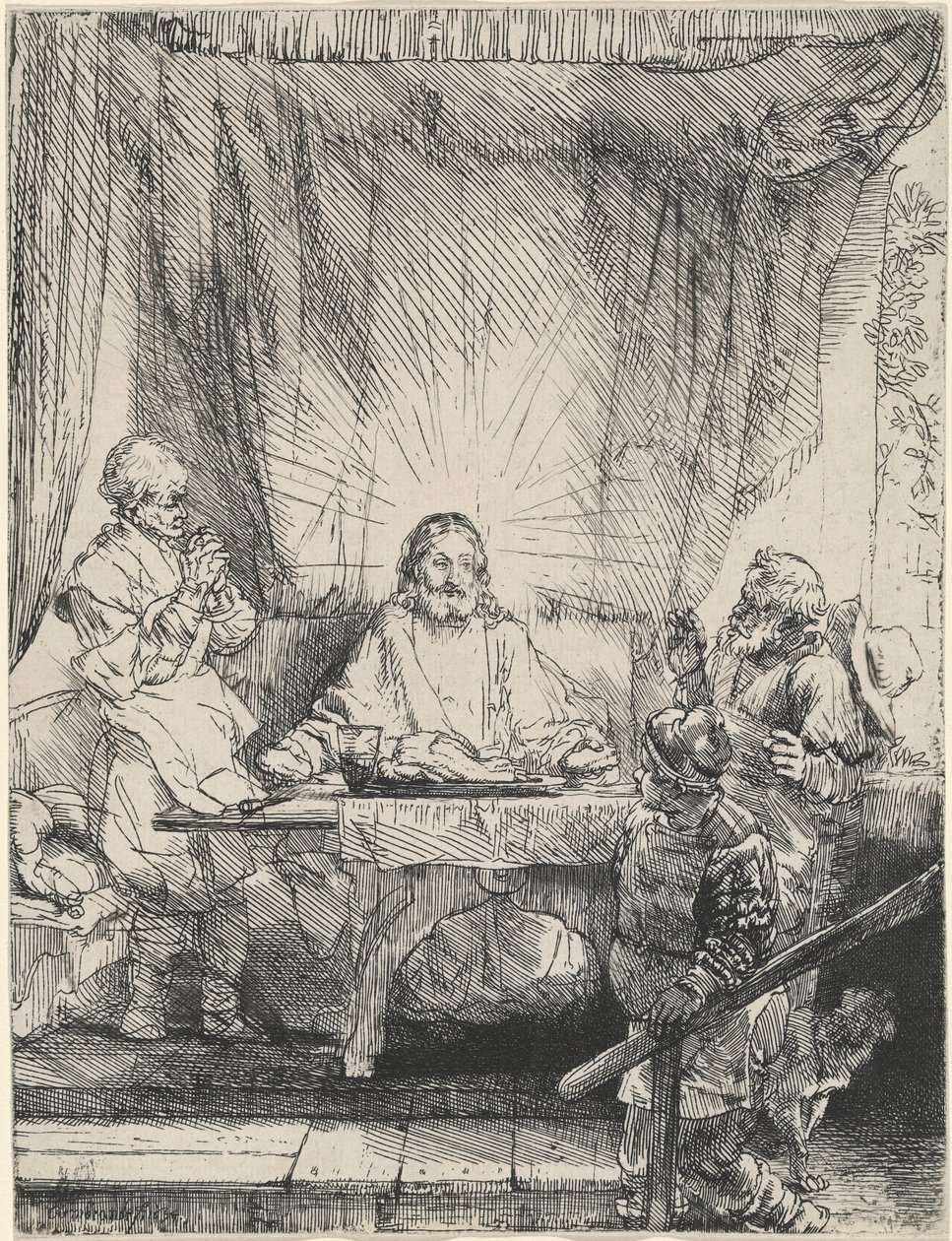 Cristo en Emaús: el cuadro de mayor tamaño de Rembrandt van Rijn