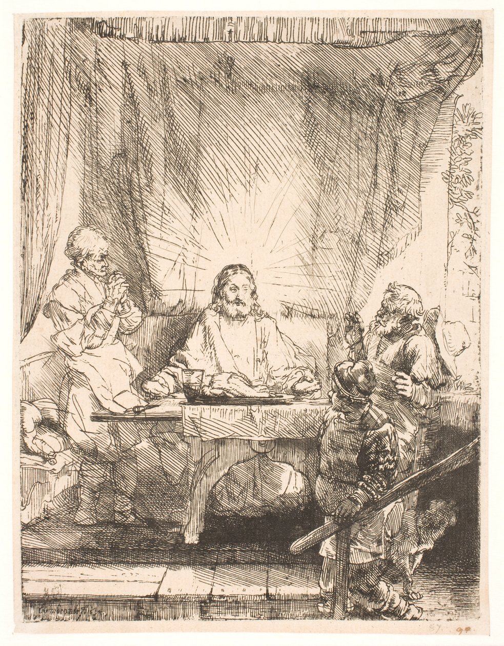 Cristo en Emaús: el cuadro de mayor tamaño de Rembrandt van Rijn