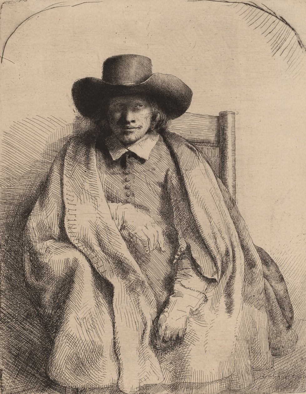 Clement de Jonghe, 1651 de Rembrandt van Rijn