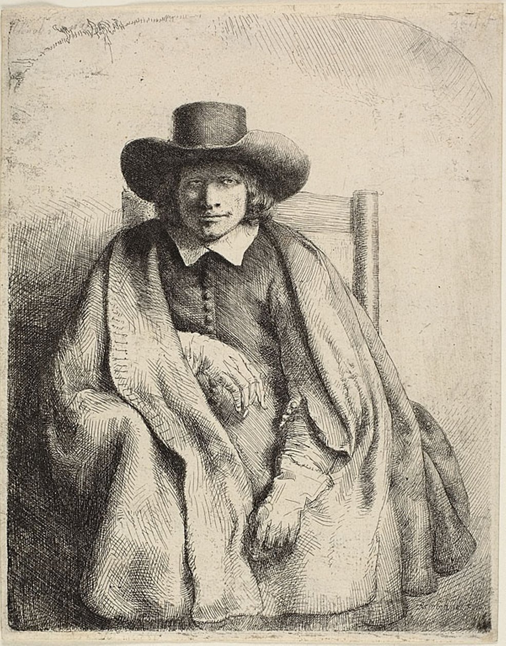 Clement de Jonghe, vendedor de grabados de Rembrandt van Rijn