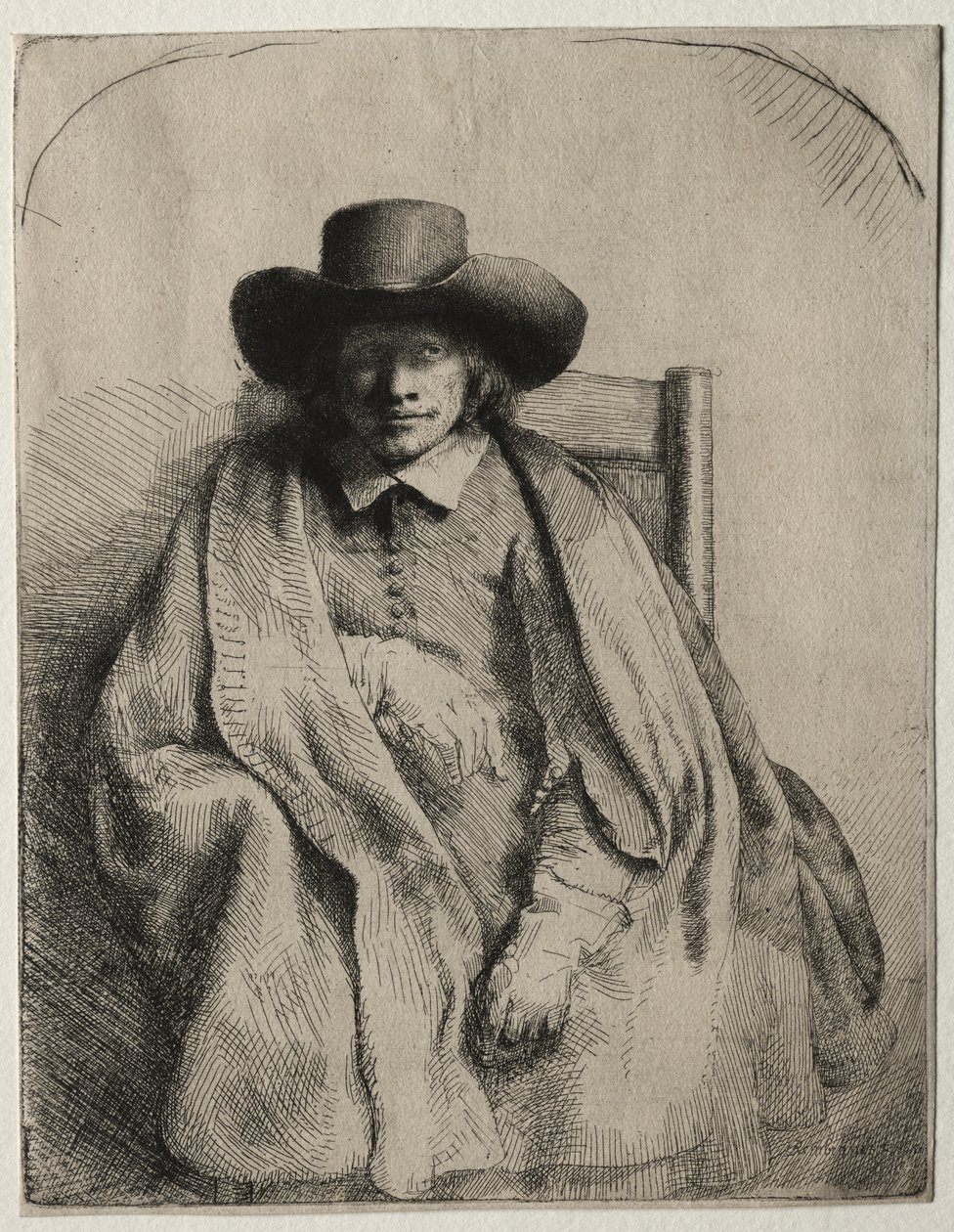 Clement de Jonghe, vendedor de grabados de Rembrandt van Rijn