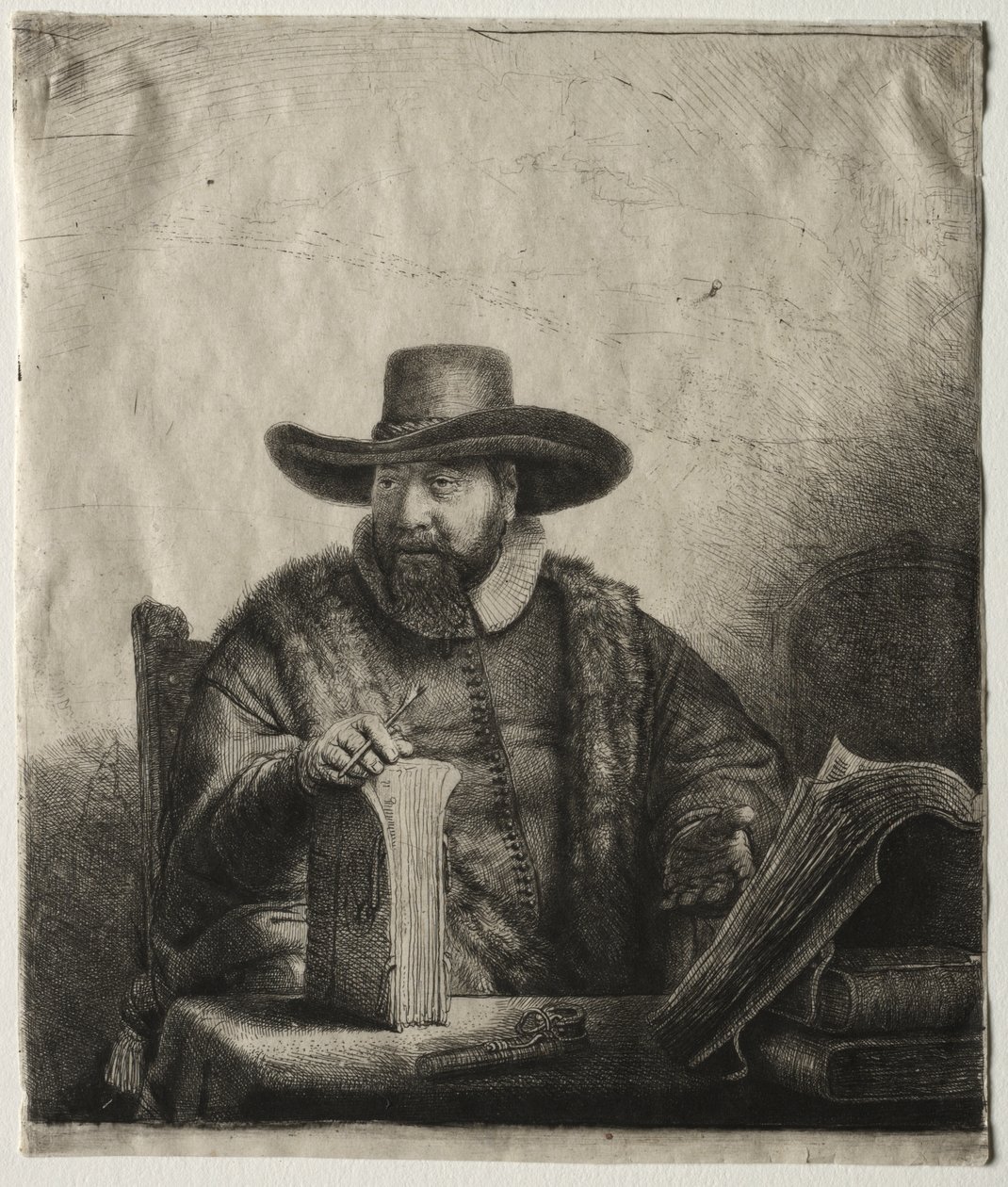 Cornelis Claesz Anslo, predicador menonita de Rembrandt van Rijn