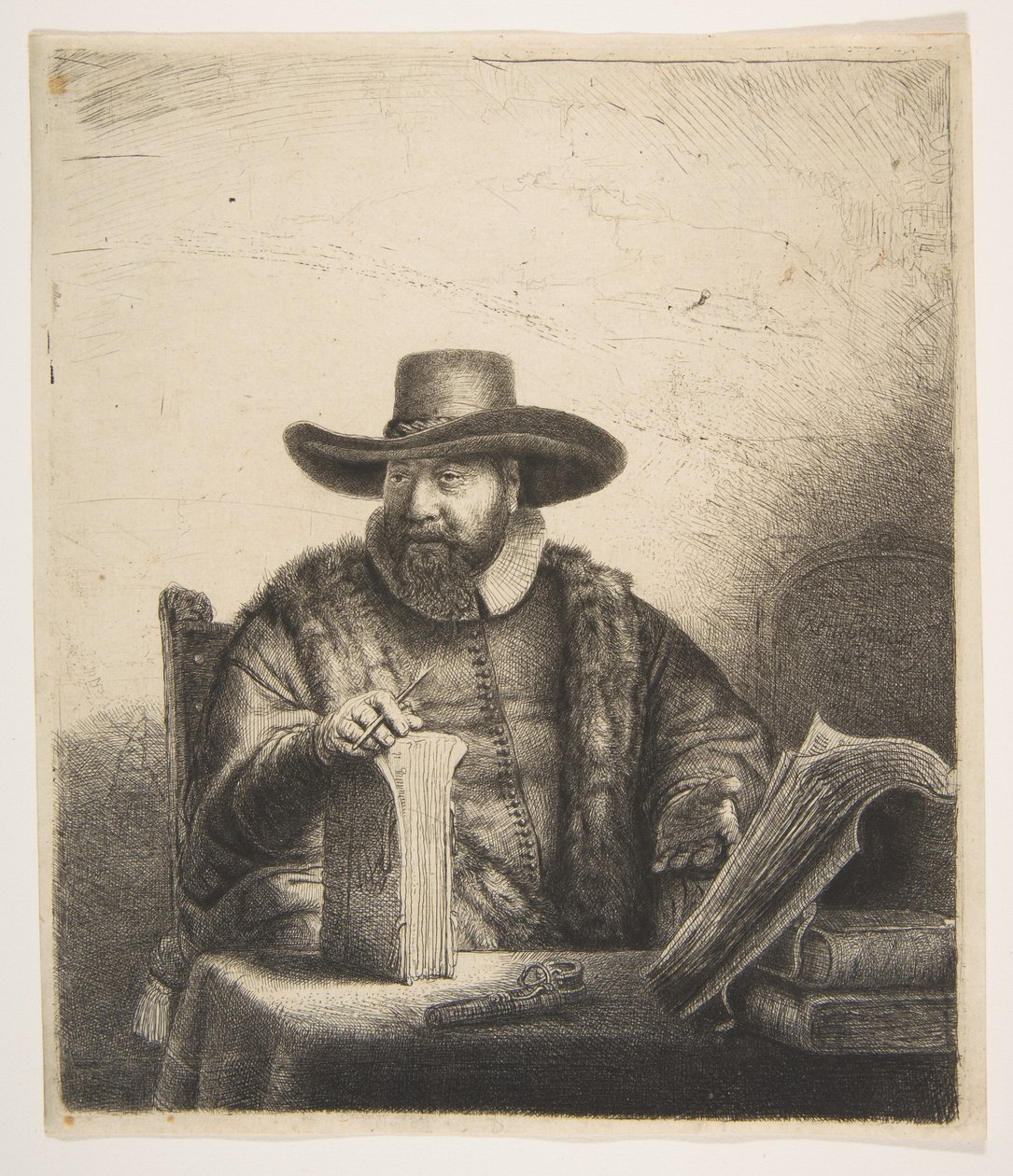 Cornelis Claesz Anslo, predicador de Rembrandt van Rijn