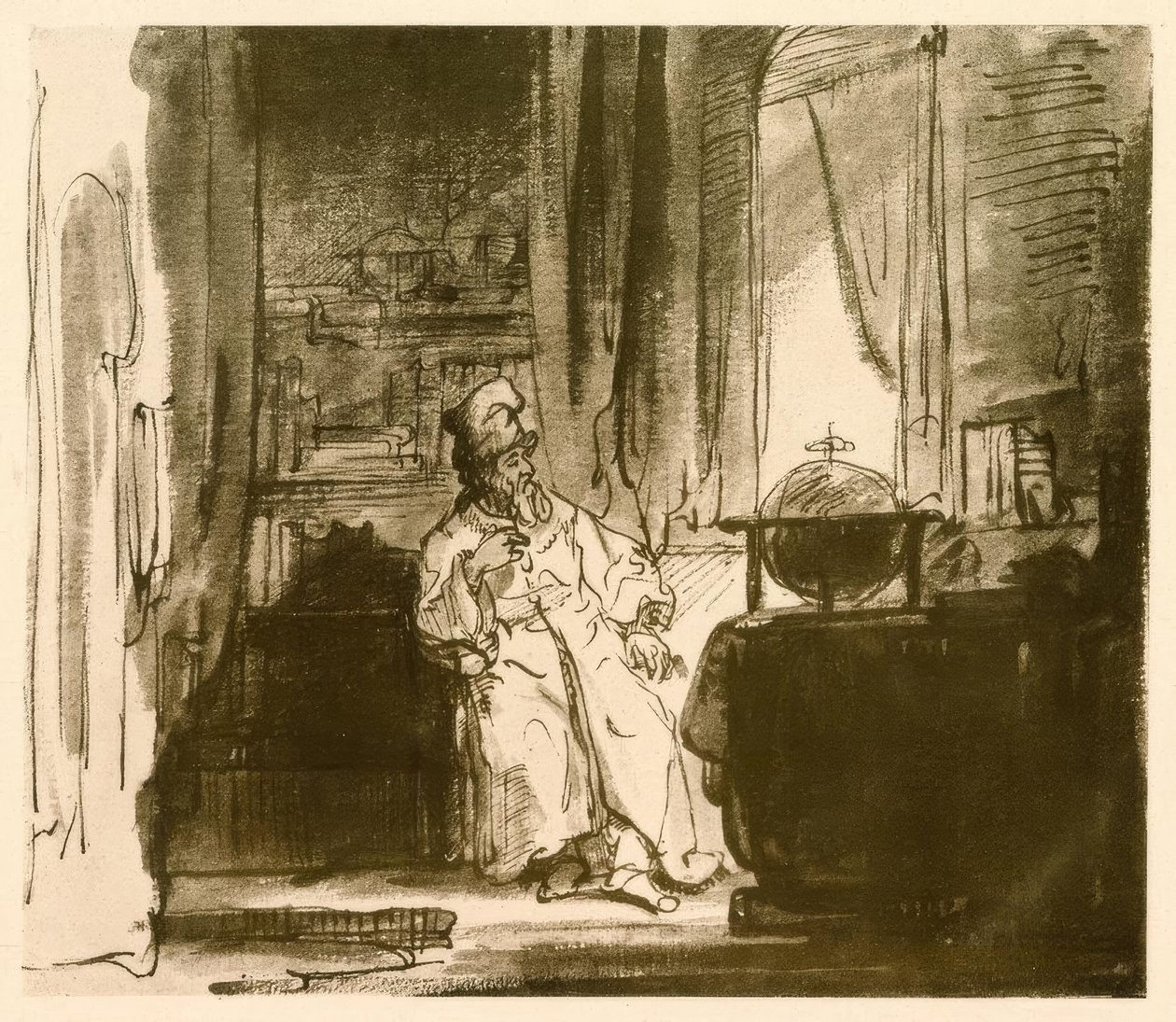 El filósofo de Rembrandt van Rijn