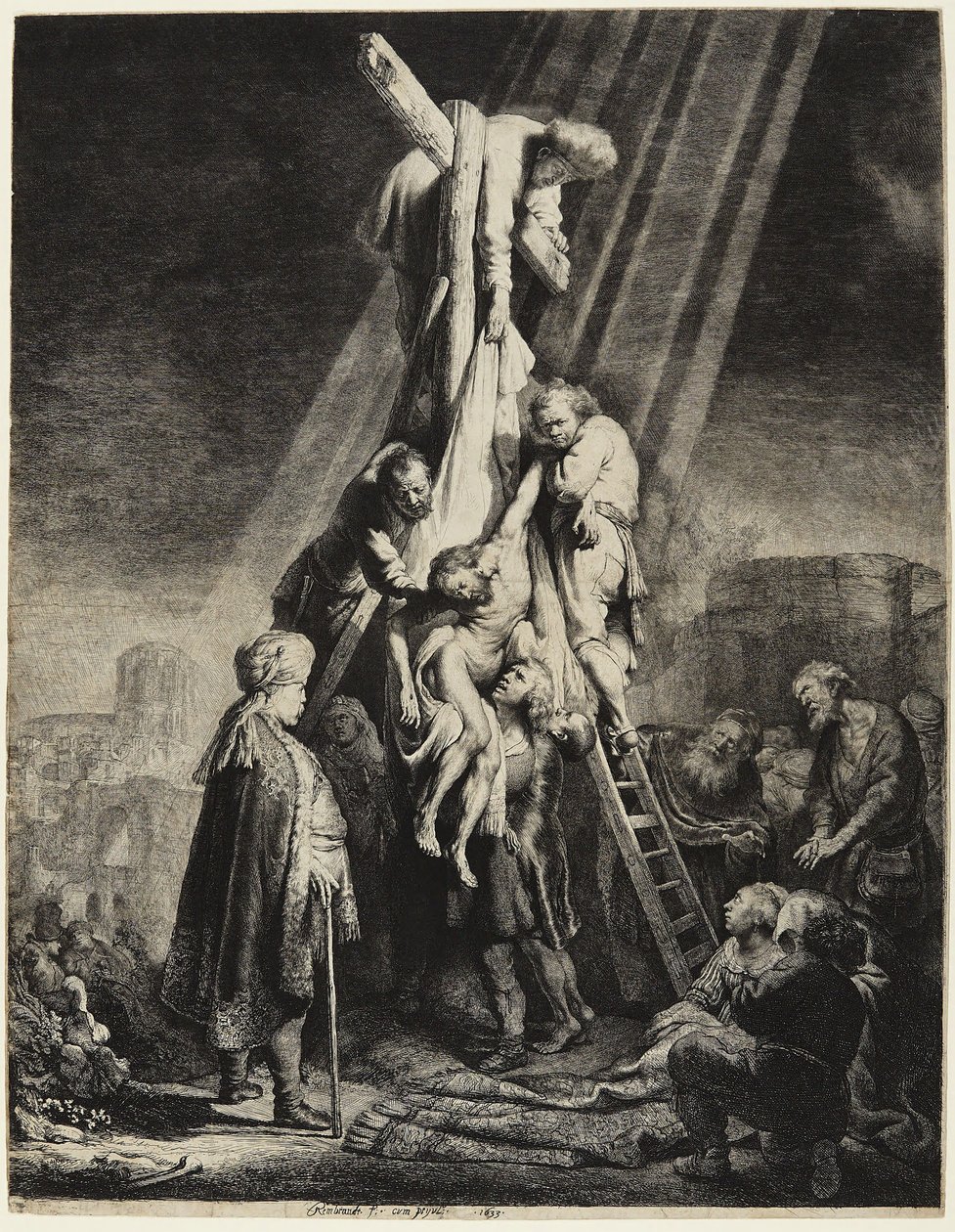 El Descendimiento de la Cruz de Rembrandt van Rijn