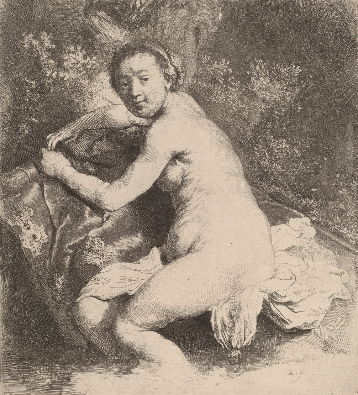Diana en el baño, c. 1631 de Rembrandt van Rijn
