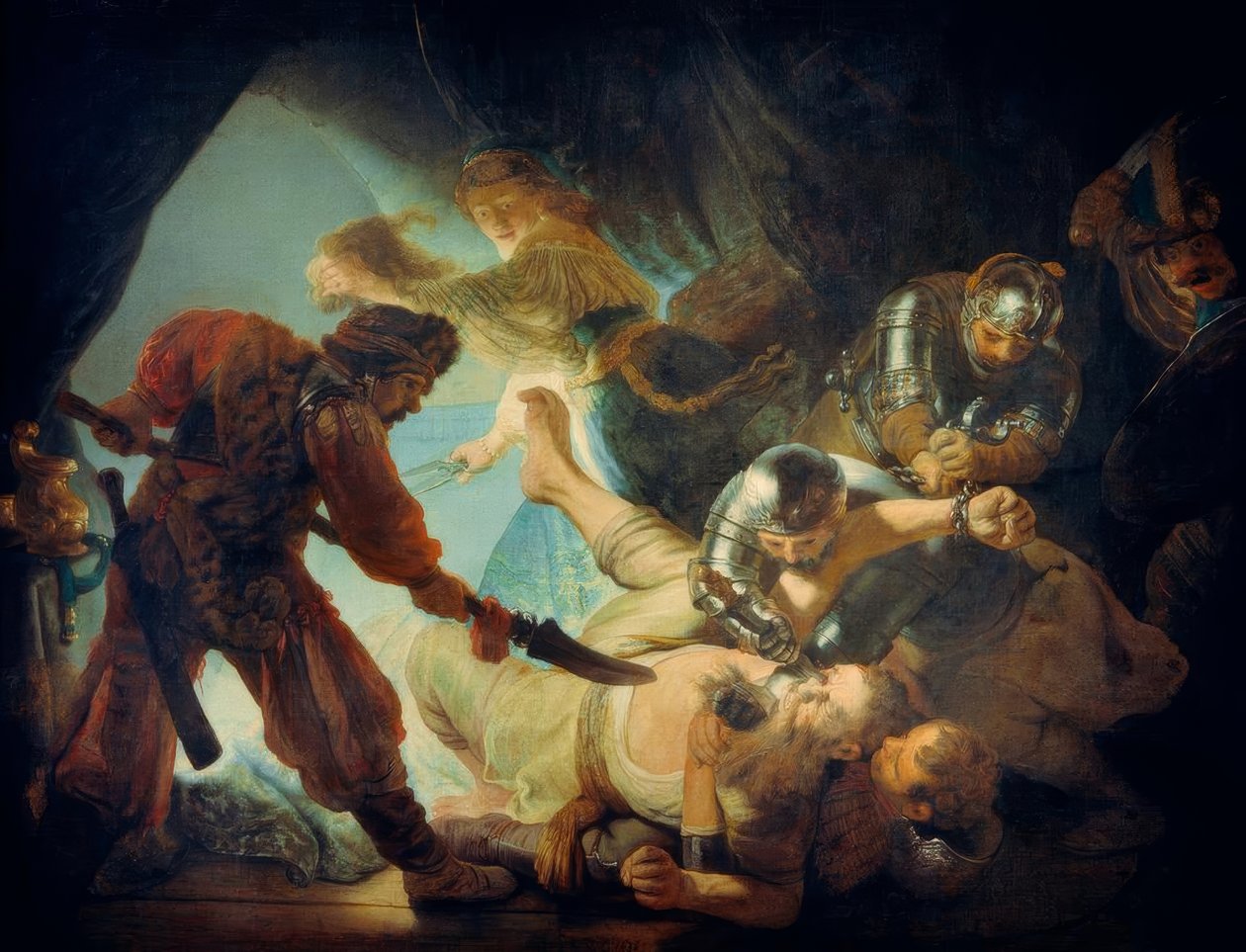 El cegamiento de Sansón de Rembrandt van Rijn