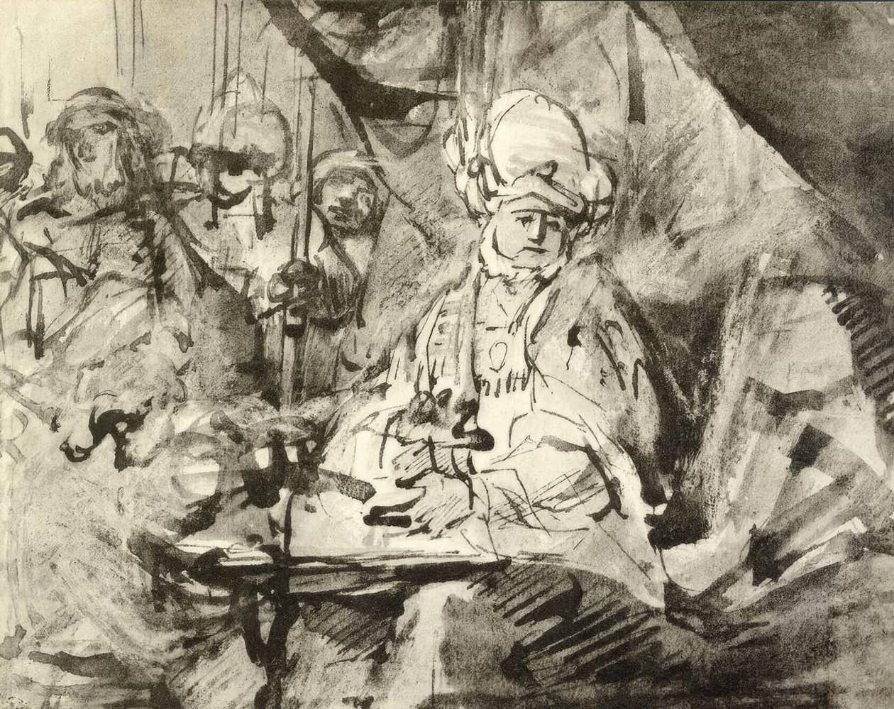 El Lavado de Manos de Pilato de Rembrandt van Rijn