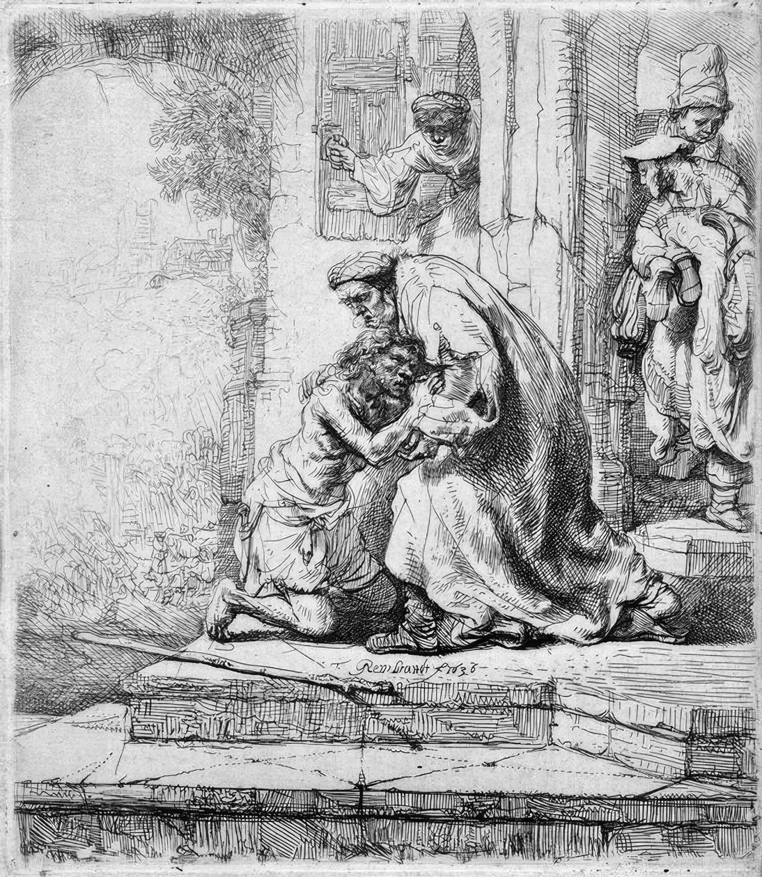 El regreso del hijo pródigo de Rembrandt van Rijn