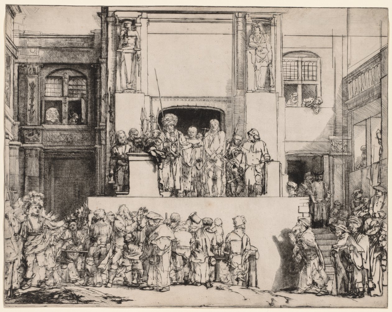 Ecce Homo. Cristo presentado al pueblo, 1655 de Rembrandt van Rijn