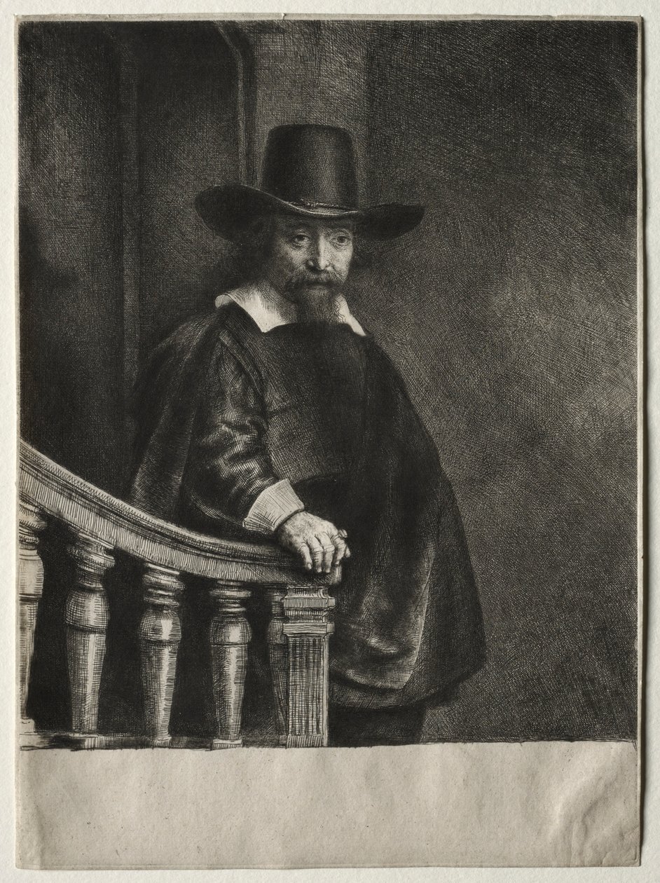 Ephraim Bonus, médico judío, 1647 de Rembrandt van Rijn
